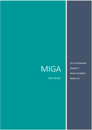 Boek 33 - Miga