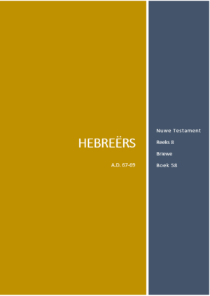 Boek 58 - Hebreers