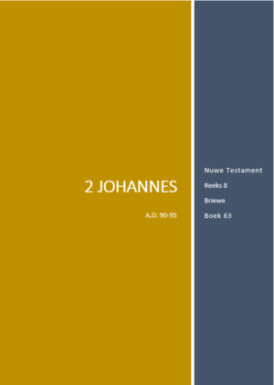 Boek 63 - 2 Johannes