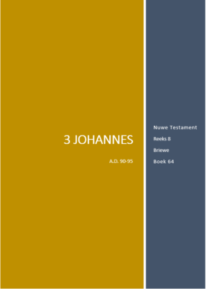 Boek 64 - 3 Johannes