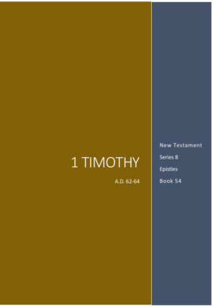 Book 54 - 1 Timothy
