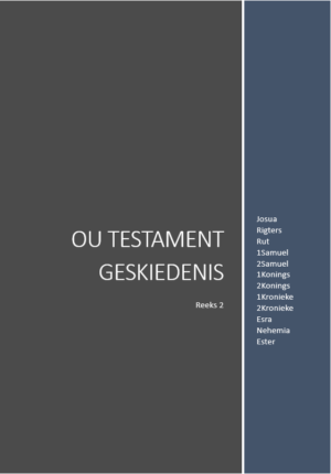 Reeks 2: Geskiedenis OT