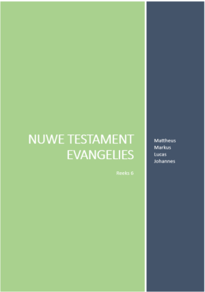 Reeks 6: Evangelies